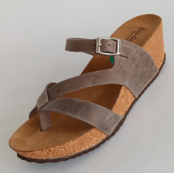 Bio Gold | Shoes | Bio Gold Made In Italy Leather Wedges Sandals | Poshmark